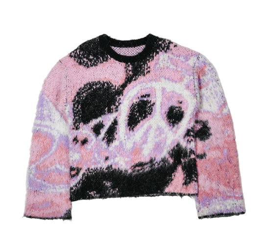 "PEACE OF MIND" MOHAIR SWEATER (PINK)