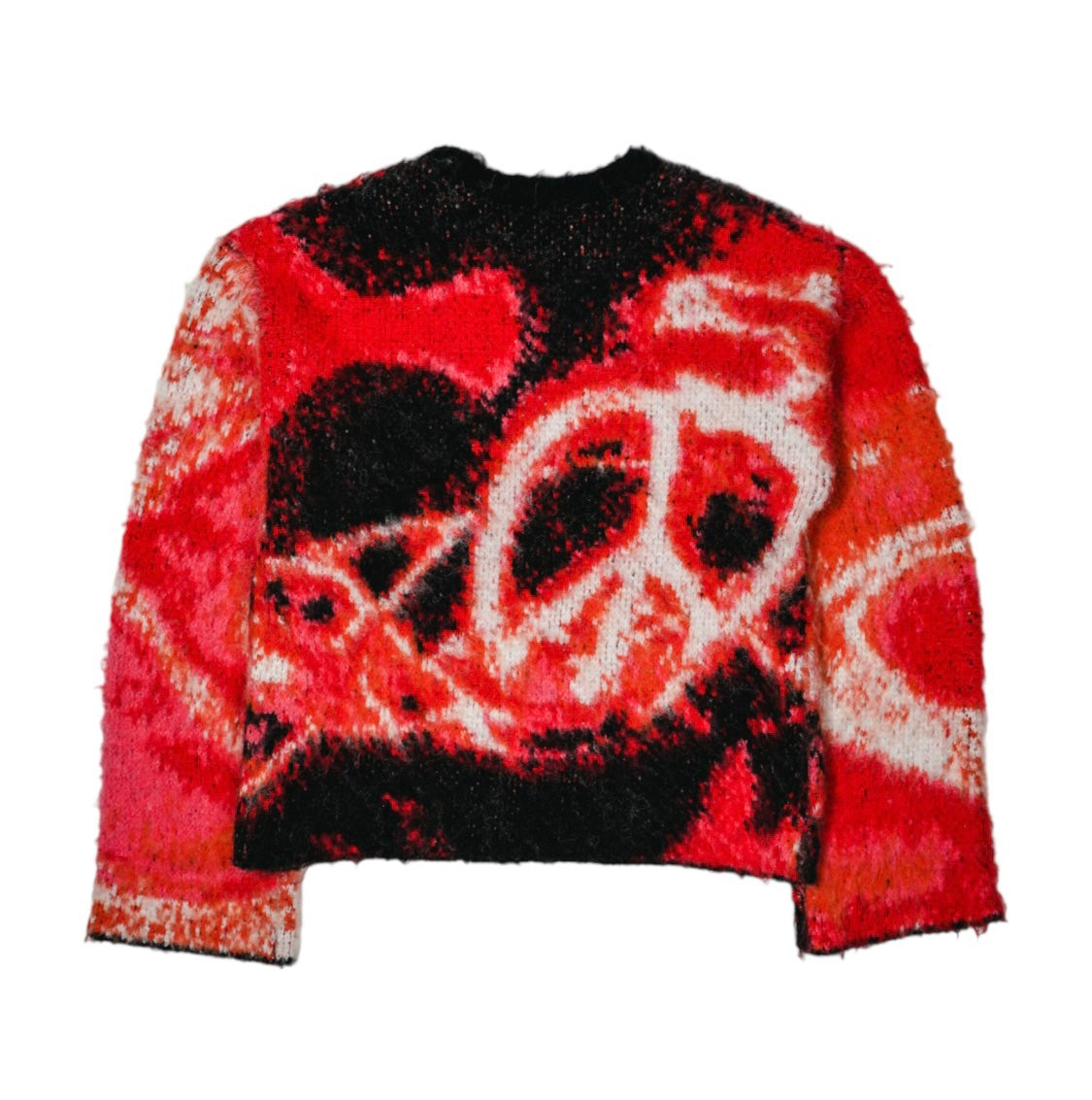 "PEACE OF MIND" MOHAIR SWEATER (RED)
